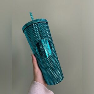 Starbucks 2023 blue chrome studded venti tumbler